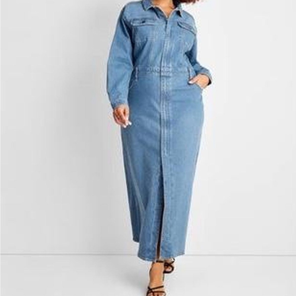 Universal Thread Denim Maxi Dress 18
